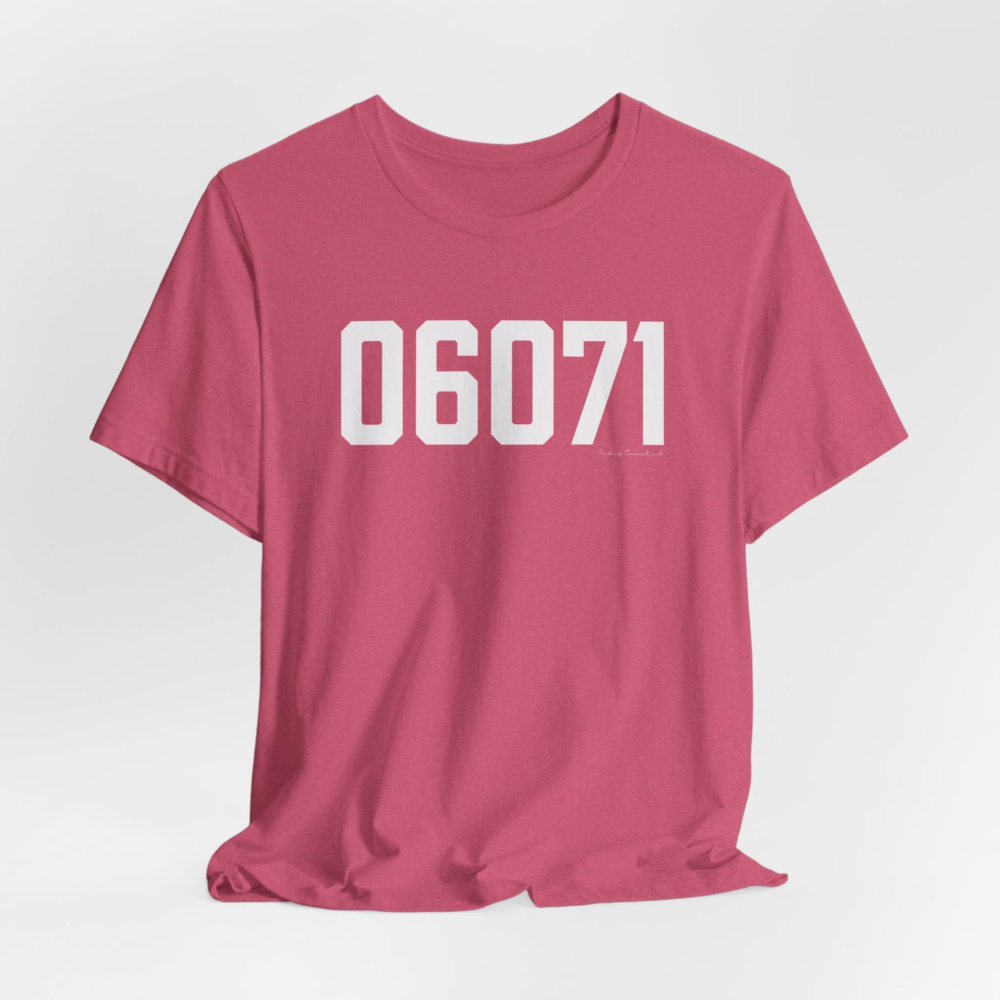 06071 Somers CT Zip Code Unisex Jersey Short Sleeve T-Shirt