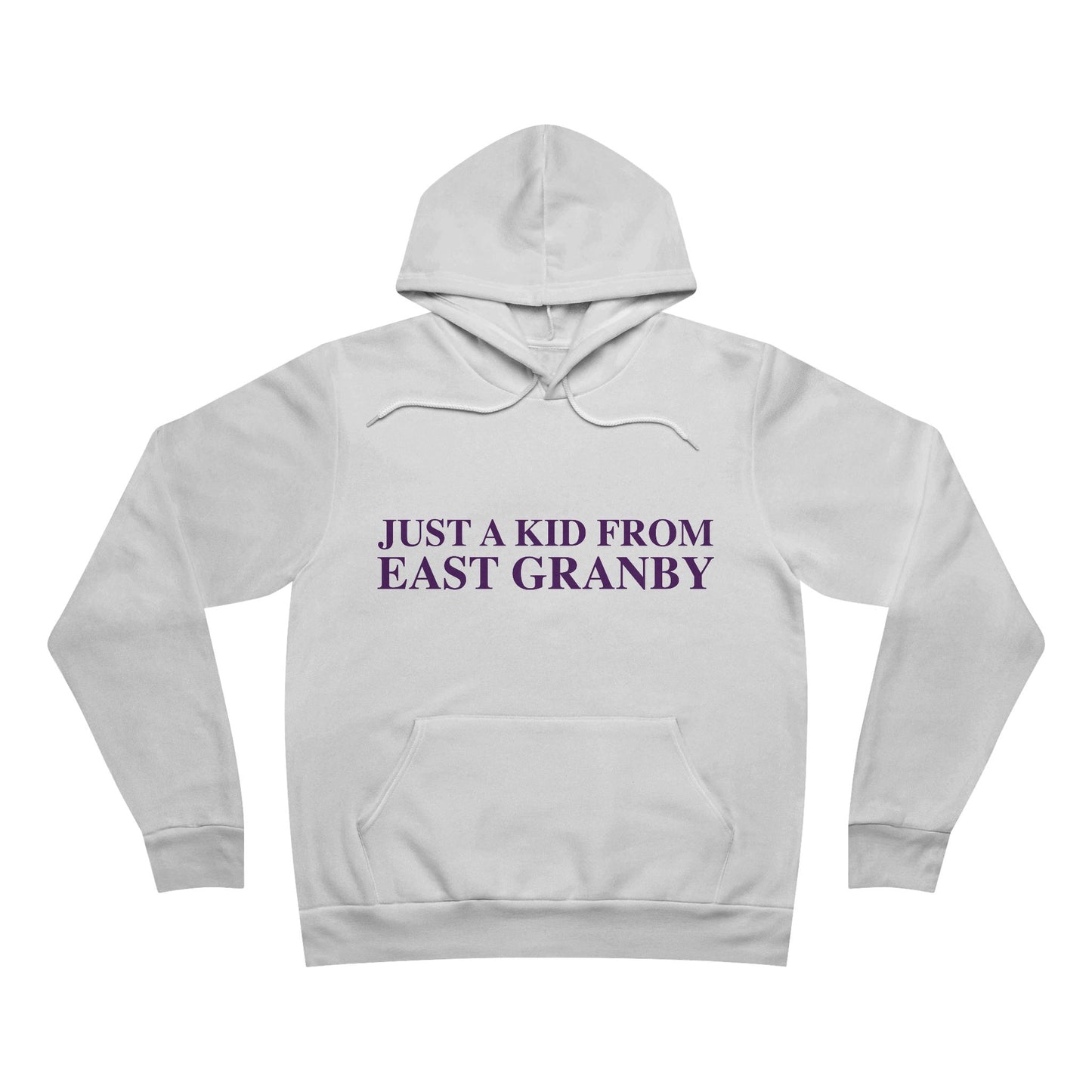 Just a kid from East Granby Unisex Sponge Fleece Pullover Hoodie