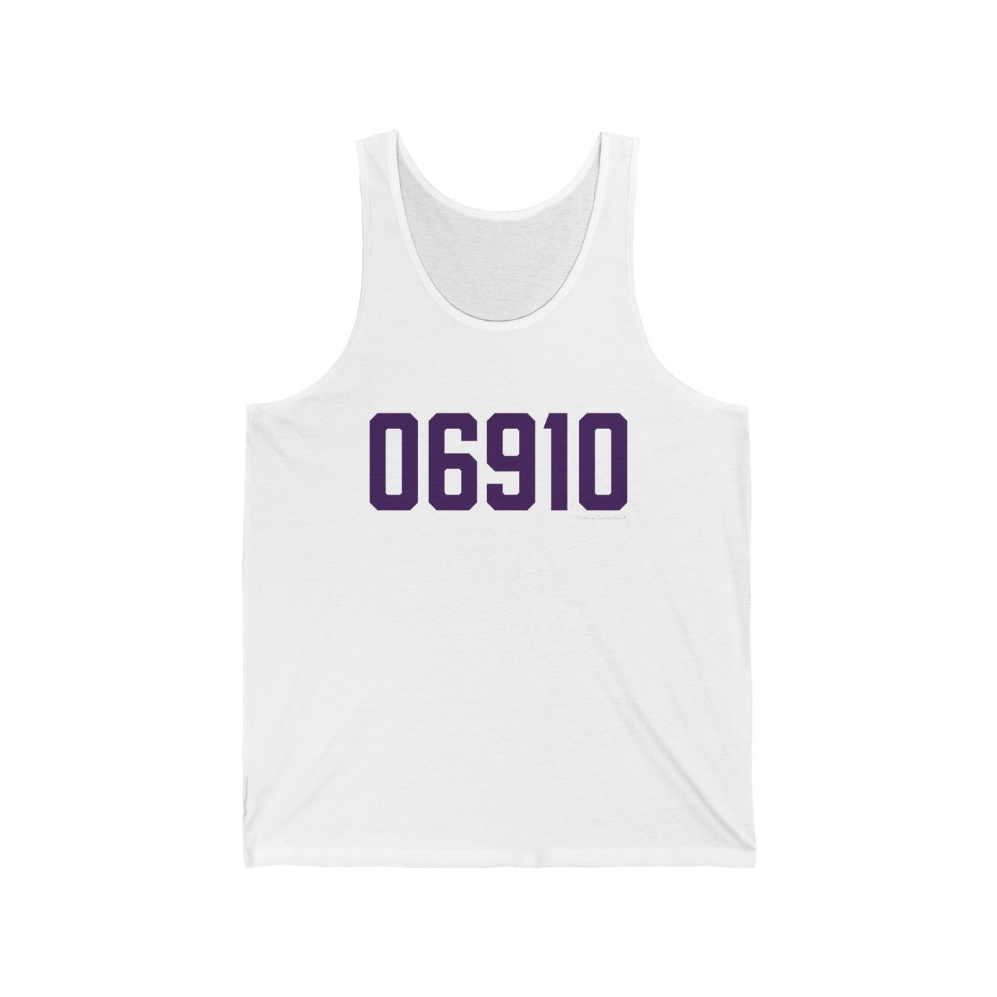 06910 Stamford Connecticut Zip Code Unisex Jersey Tank Top