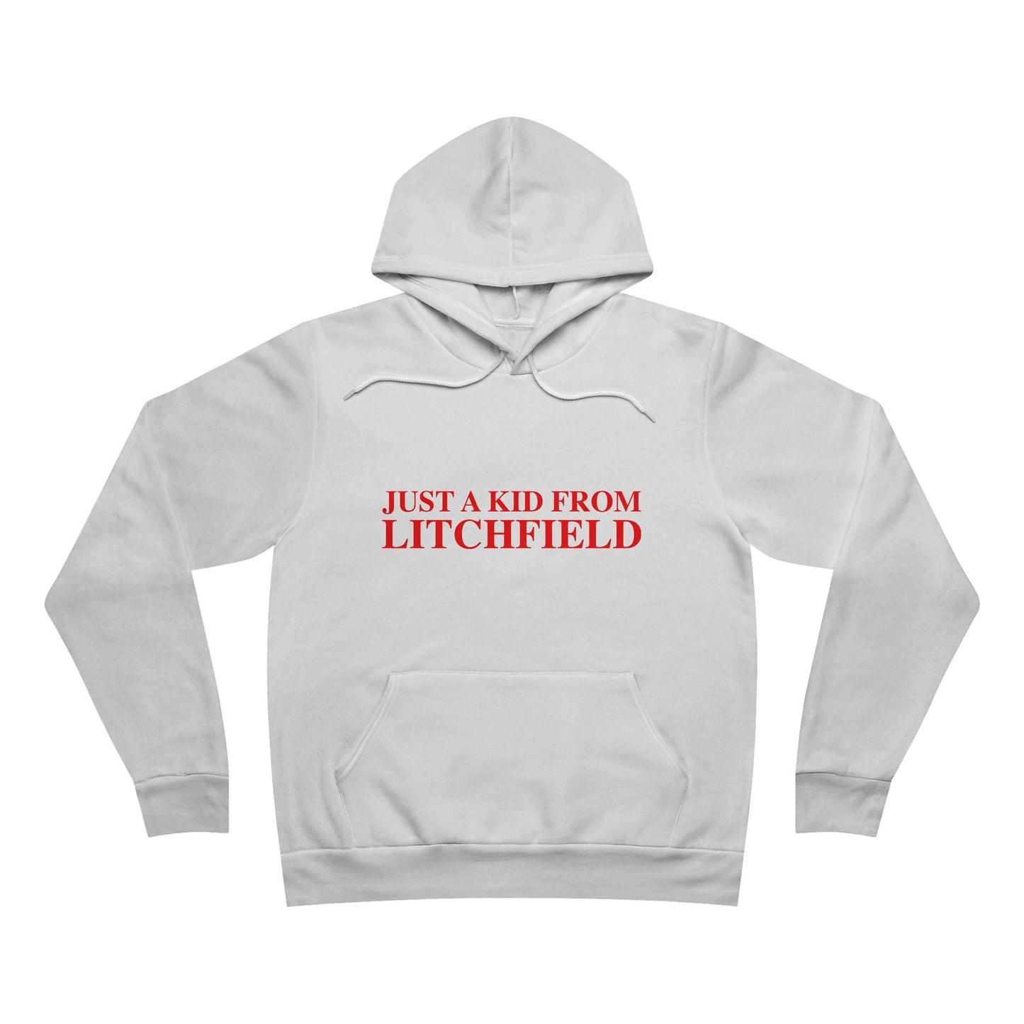 Just a kid from Litchfield Unisex Sponge Fleece Pullover Hoodie