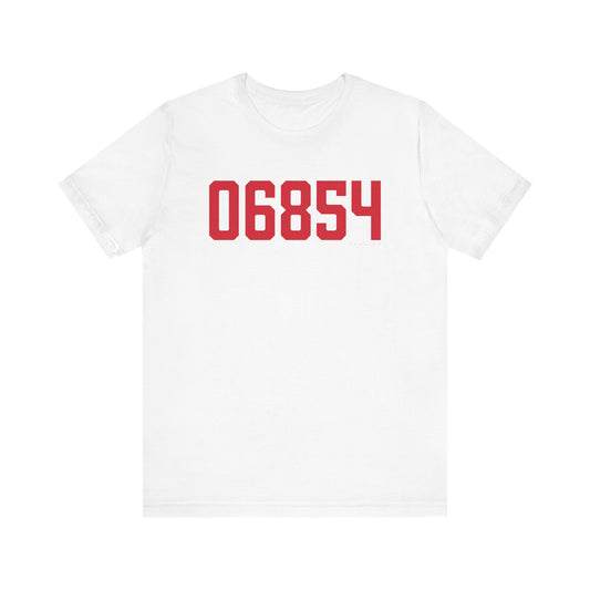 06854 Norwalk Connecticut Zip Code Unisex Jersey Short Sleeve T-Shirt