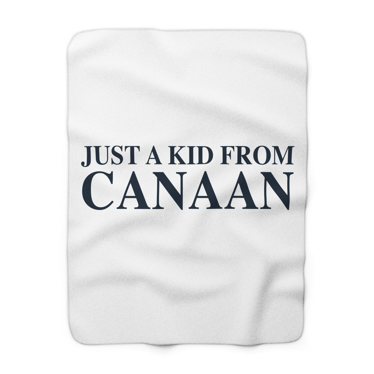 Just a kid from Canaan Sherpa Fleece Blanket