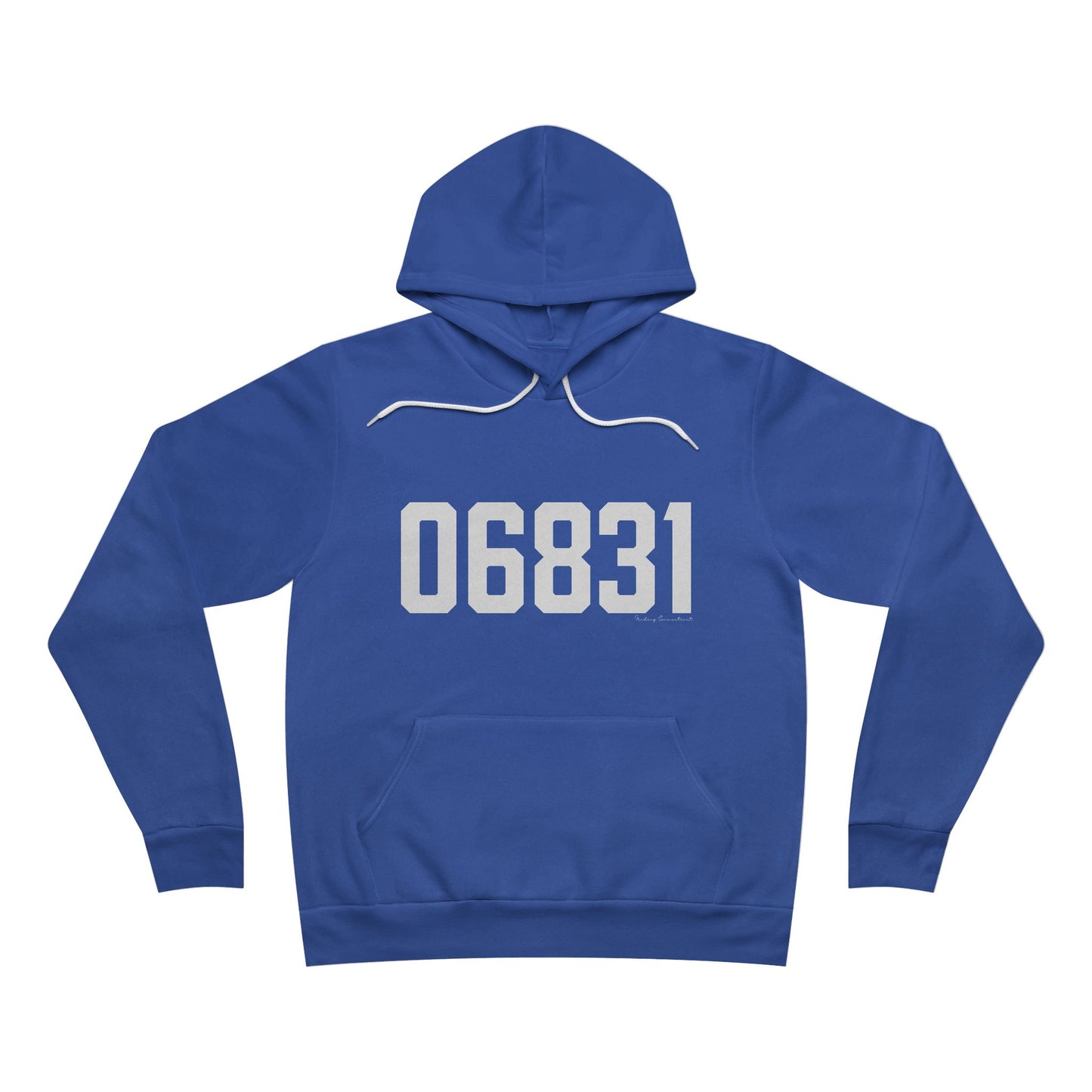 06831 - Greenwich CT Zip Code Unisex Sponge Fleece Pullover Hoodie