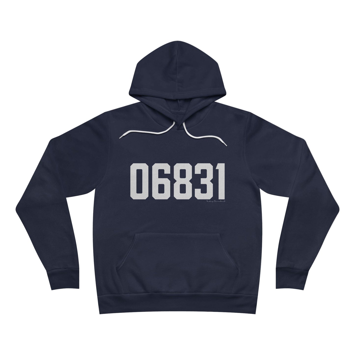 06831 - Greenwich CT Zip Code Unisex Sponge Fleece Pullover Hoodie