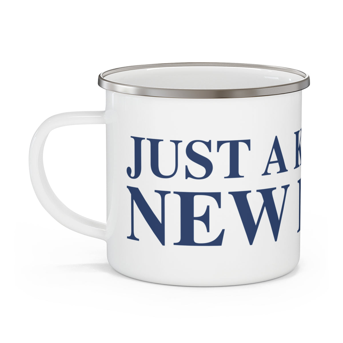 Just a kid from New Haven Enamel Camping Mug