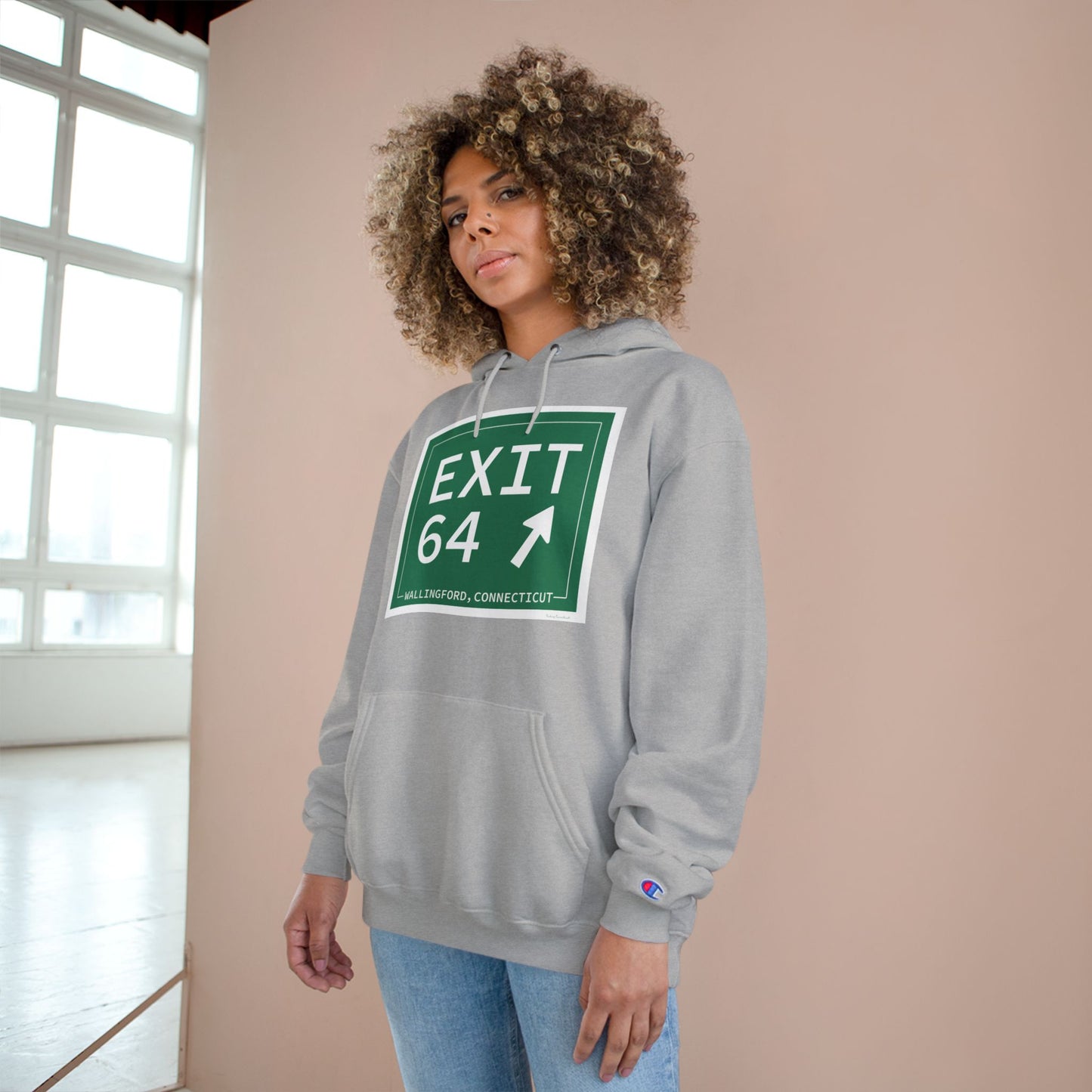 Vintage Exit 64 WCP Sign Champion Hoodie