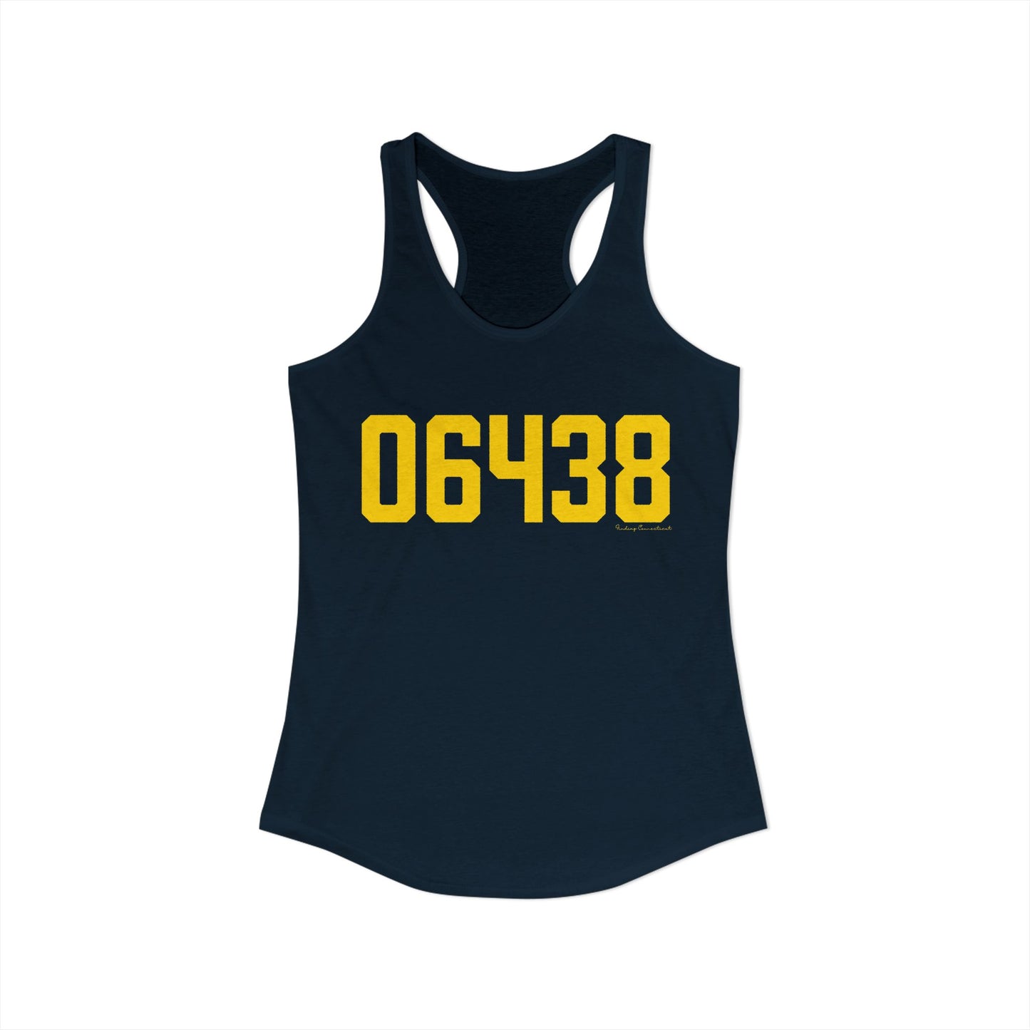 06438 Haddam Connecticut Zip Code Women's Ideal Racerback Tank Top