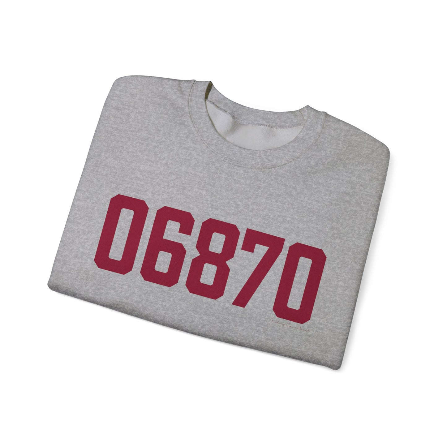 06870 - Greenwich Connecticut Zip Code Unisex Heavy Blend™ Crewneck Sweatshirt