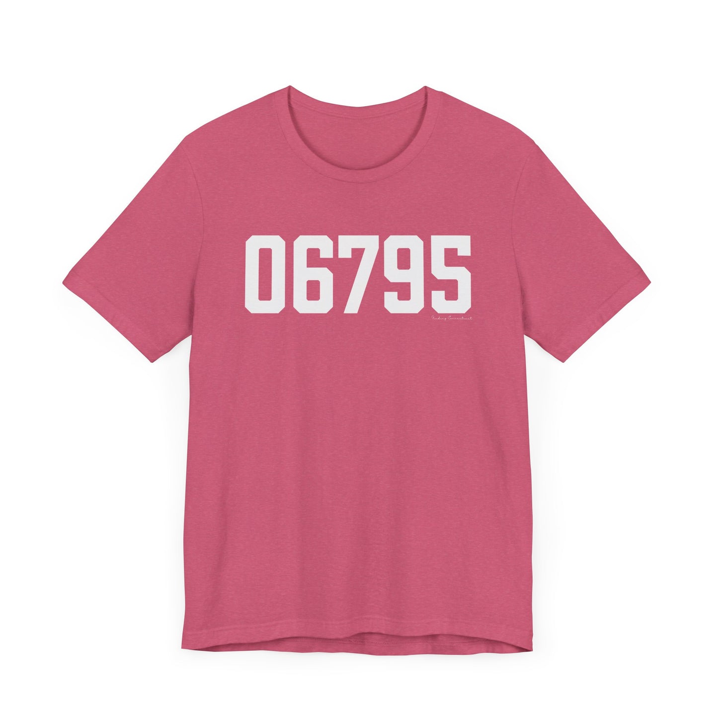 06795 - Watertown CT Zip Code Unisex Jersey Short Sleeve T-Shirt