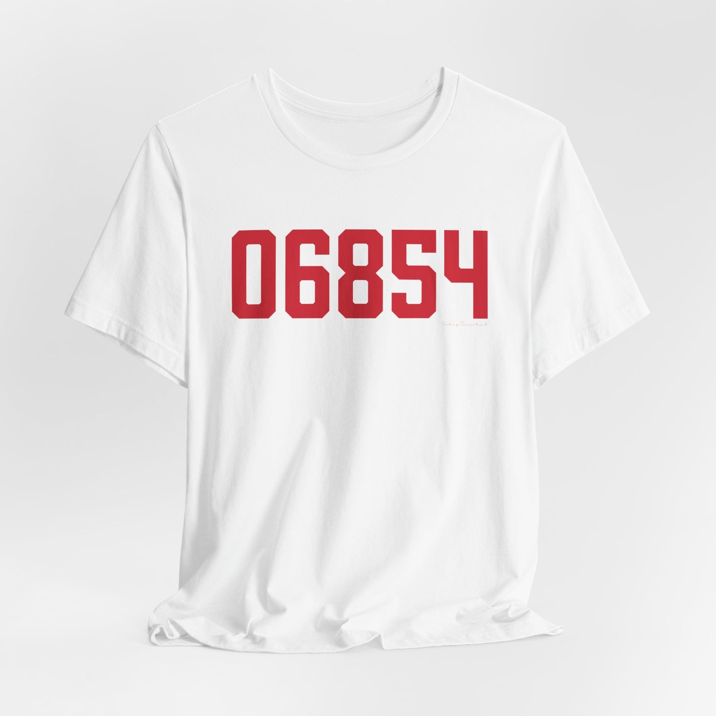 06854 Norwalk Connecticut Zip Code Unisex Jersey Short Sleeve T-Shirt