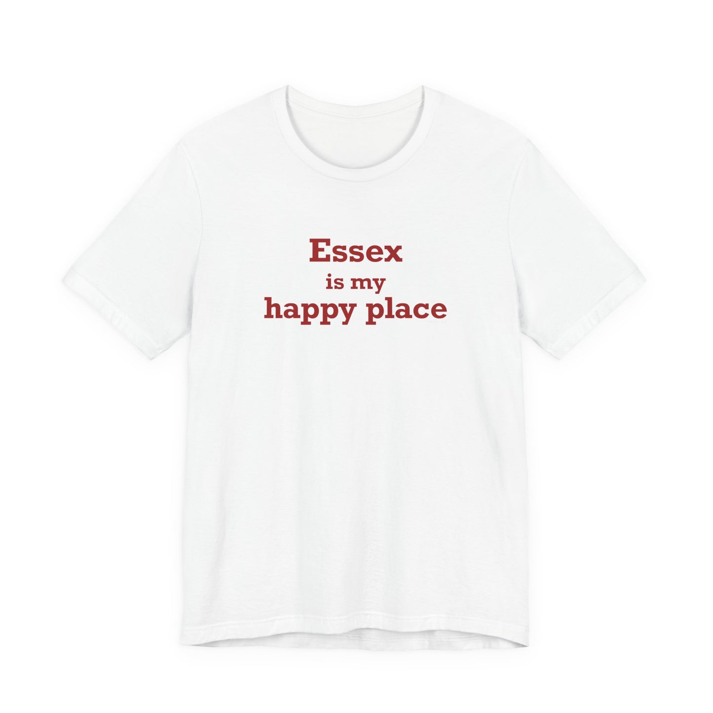 Essex is My Happy Place Unisex Jersey Short Sleeve T-Shirt
