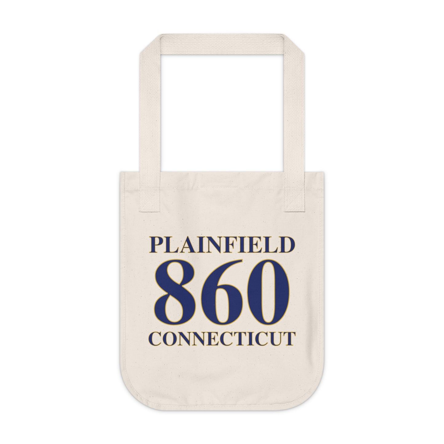Plainfield 860 Connecticut Organic Canvas Tote Bag