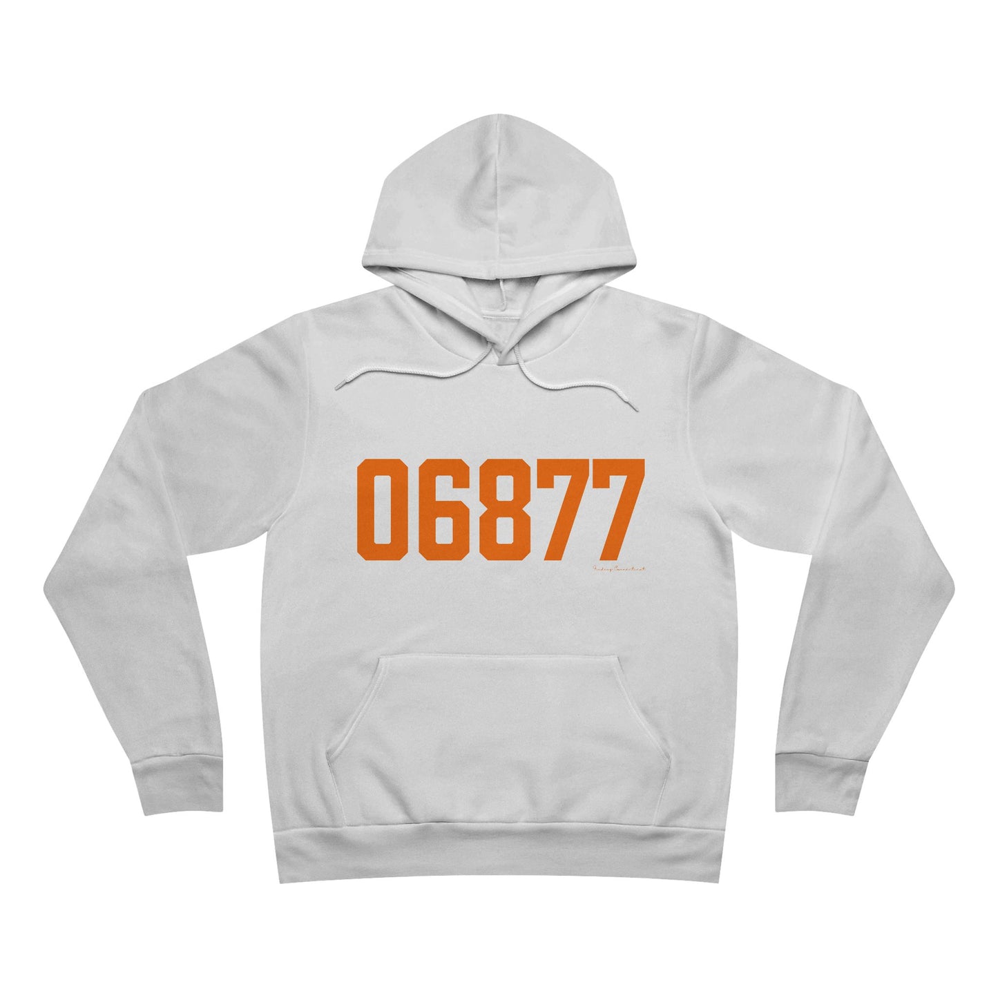 06877 Ridgefield Connecticut Zip Code Unisex Sponge Fleece Pullover Hoodie Sweatshirt