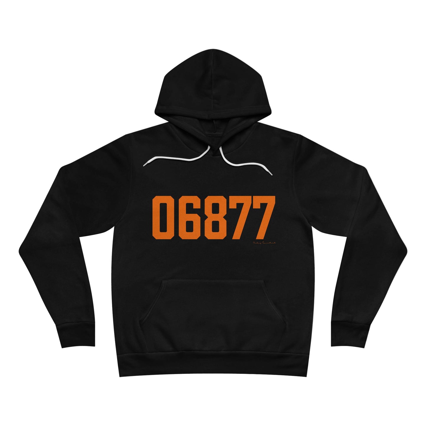 06877 Ridgefield Connecticut Zip Code Unisex Sponge Fleece Pullover Hoodie Sweatshirt