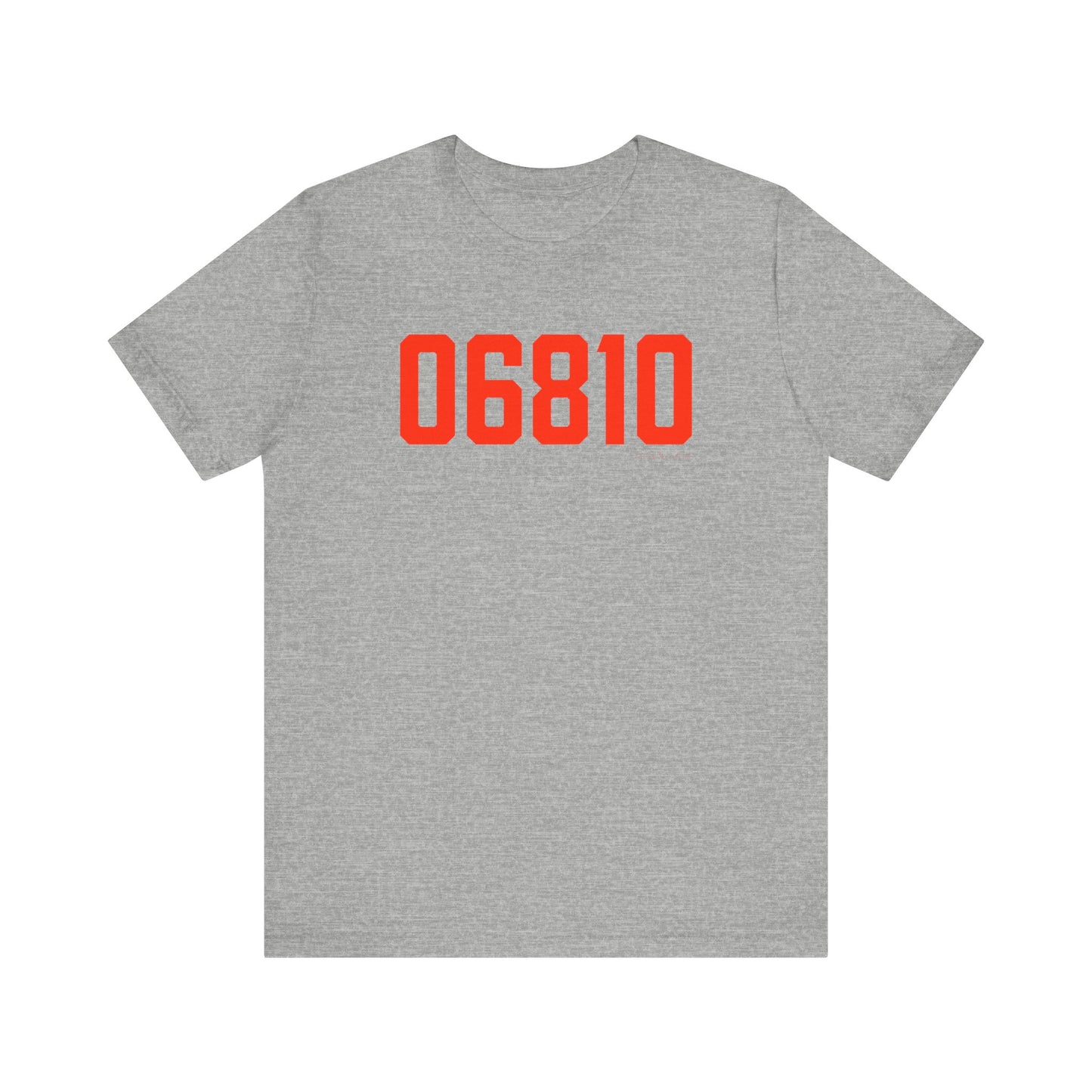 06810 Danbury Connecticut Zip Code Unisex Jersey Short Sleeve T-Shirt