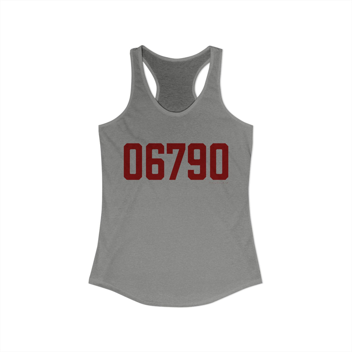 06790 Torrington Connecticut Zip Code Women's Ideal Racerback Tank Top