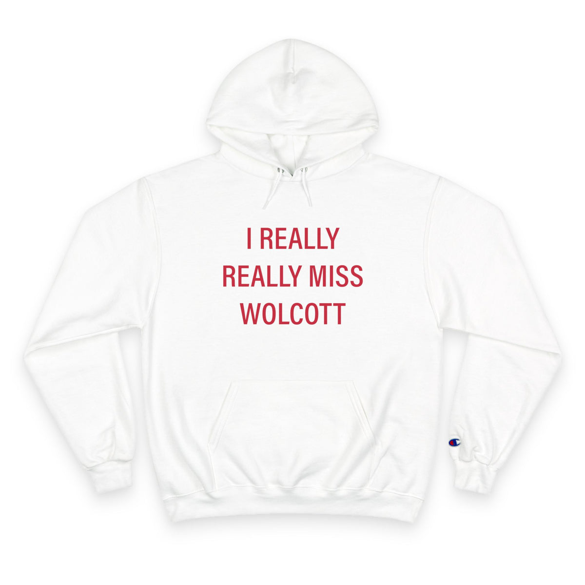I Really Really Miss Wolcott Champion Hoodie