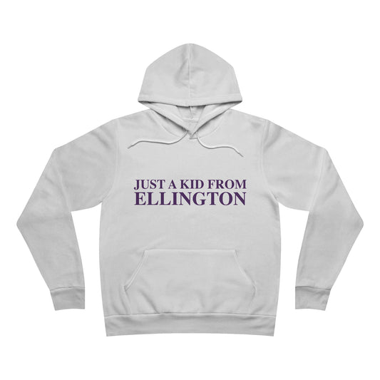 Just a kid from Ellington Unisex Sponge Fleece Pullover Hoodie