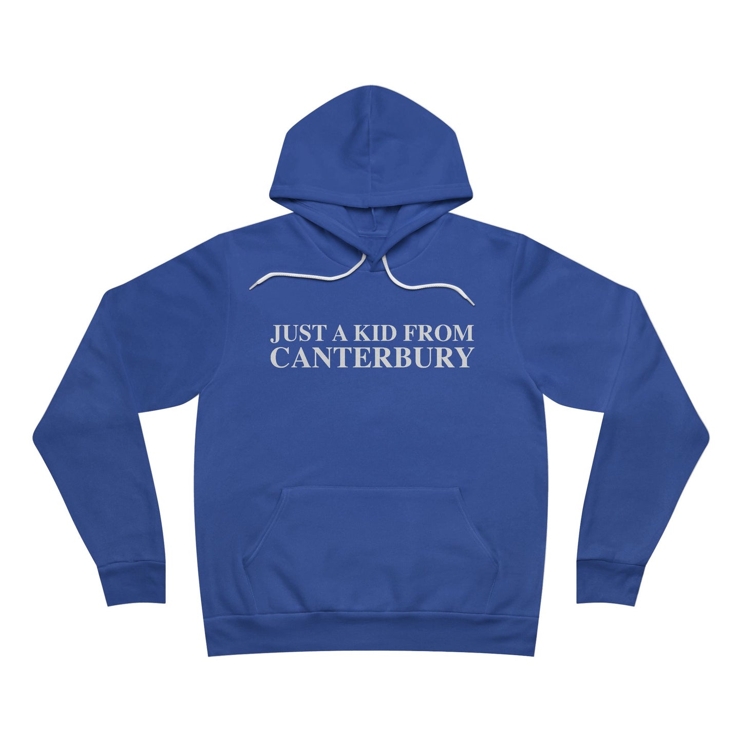 Just a kid from Canterbury Unisex Sponge Fleece Pullover Hoodie