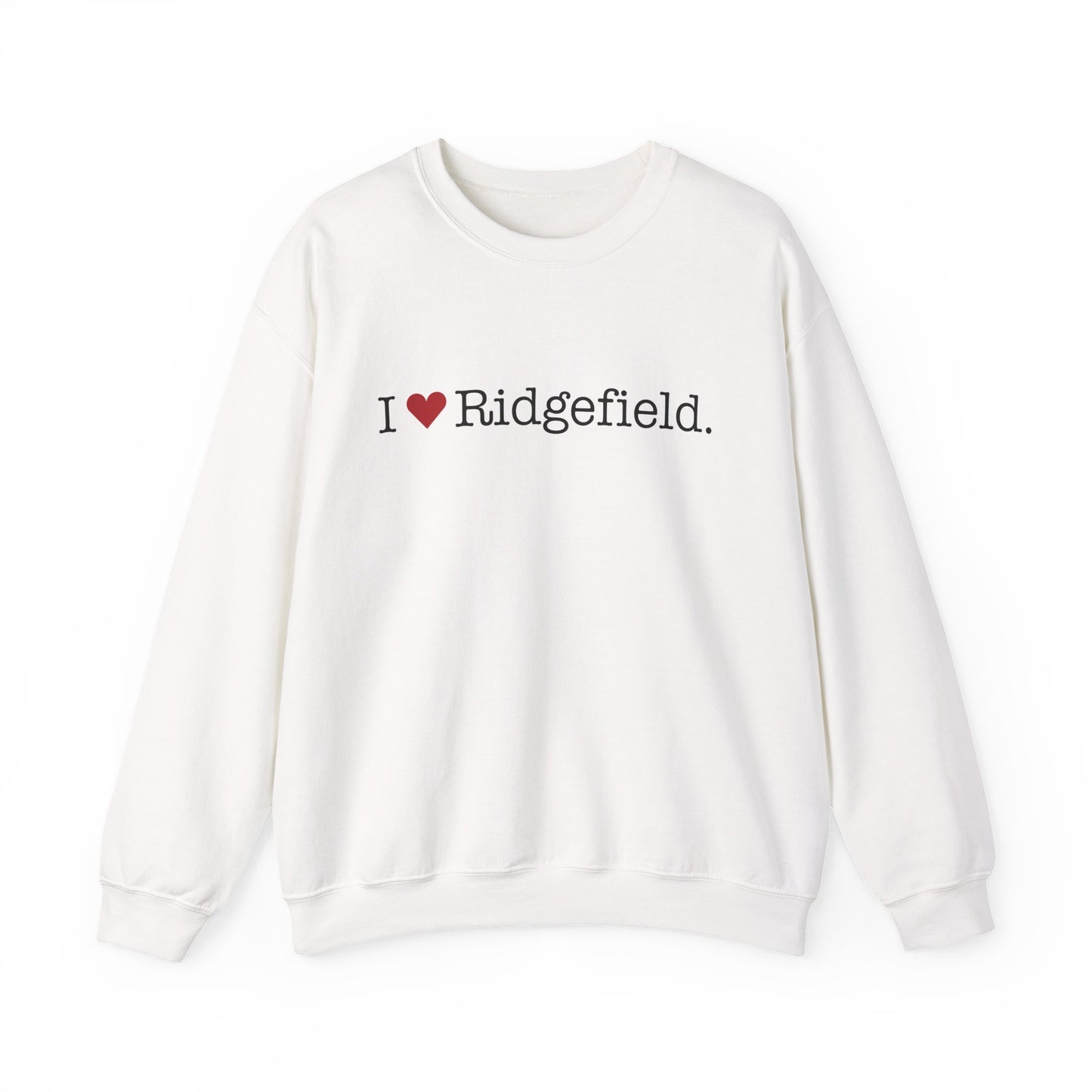 I Heart Ridgefield. Unisex Heavy Blend™ Crewneck Sweatshirt