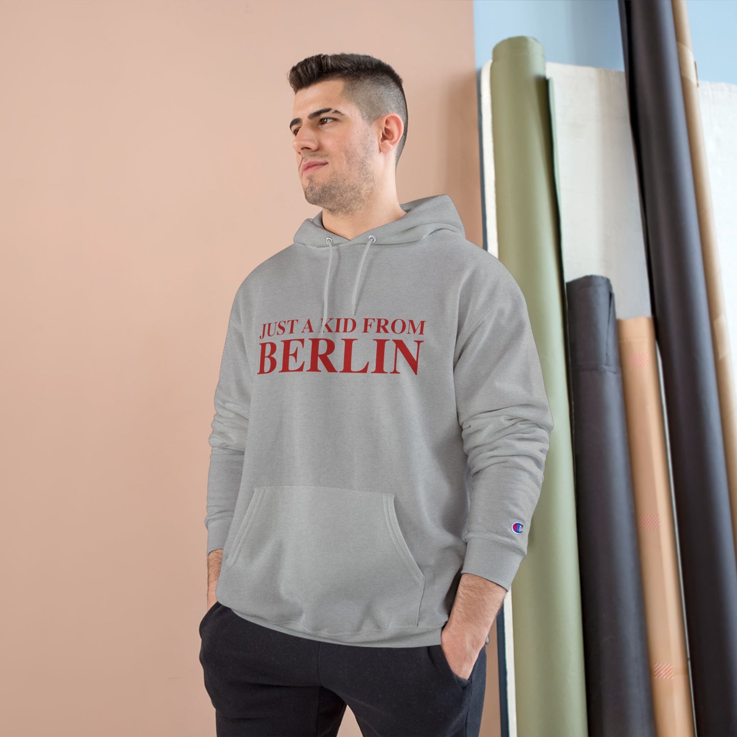 Just a kid from Berlin Champion Hoodie