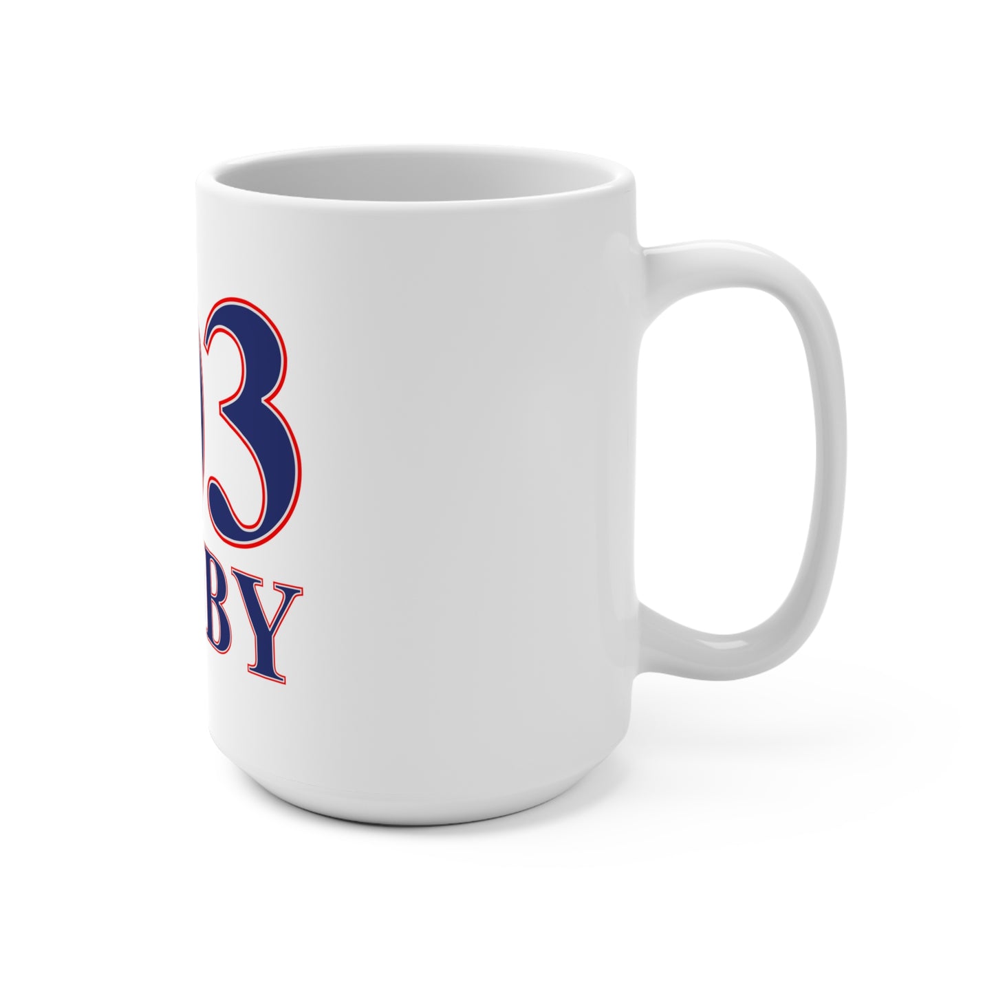 203 Derby Red White & Blue Mug 15oz