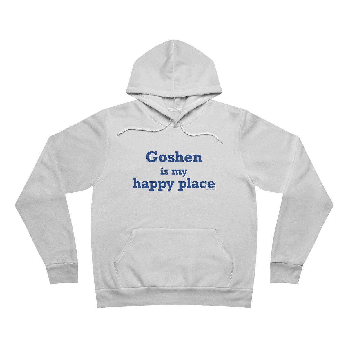 Goshen is My Happy Place Unisex Sponge Fleece Pullover Hoodie