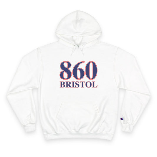 860 Bristol Red White & Blue Champion Hoodie