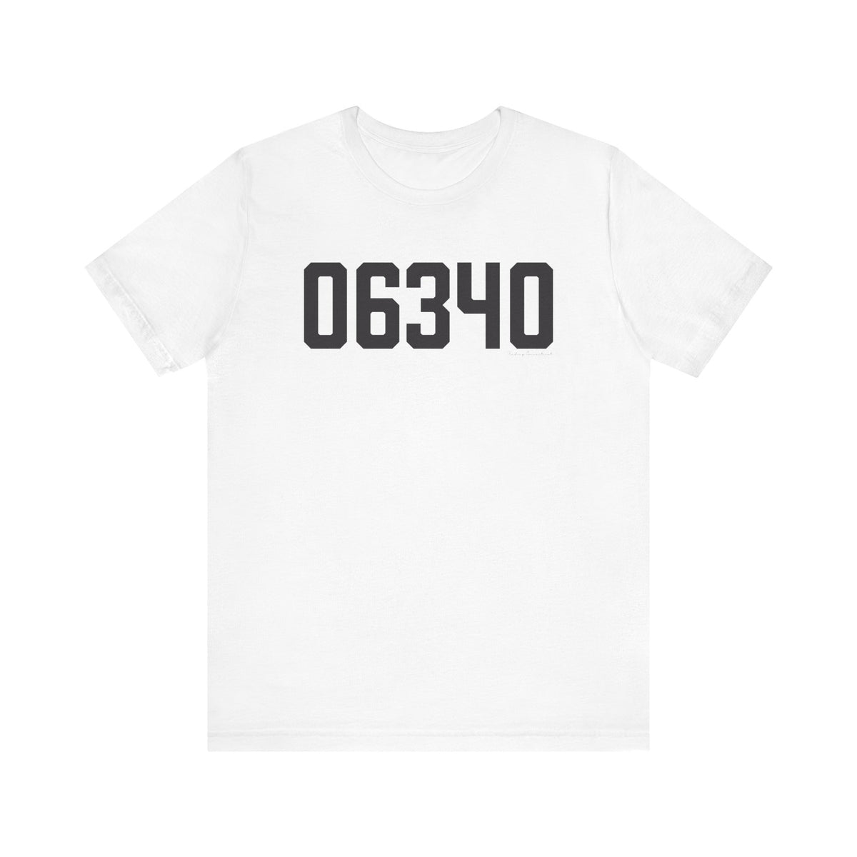 06340 Groton Connecticut Zip Code Unisex Jersey Short Sleeve T-Shirt