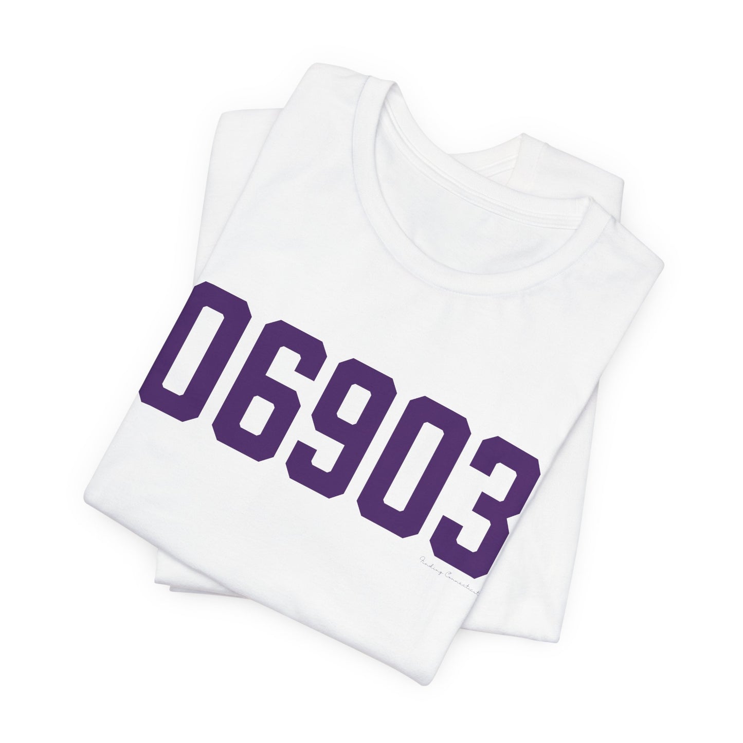 06903 Stamford Connecticut Zip Code Unisex Jersey Short Sleeve T-Shirt
