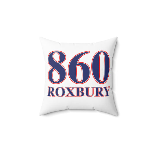 860 Roxbury Red White & Blue Spun Polyester Square Pillow