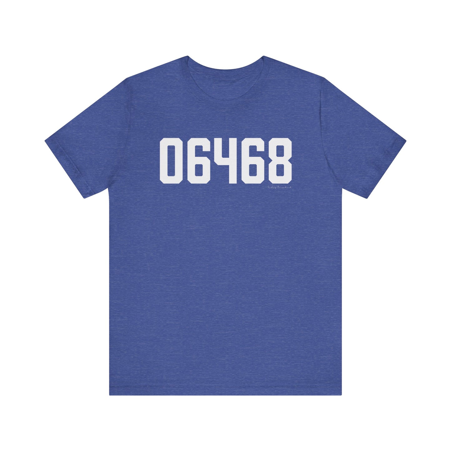 06468 Monroe Connecticut Zip Code Unisex Jersey Short Sleeve T-Shirt