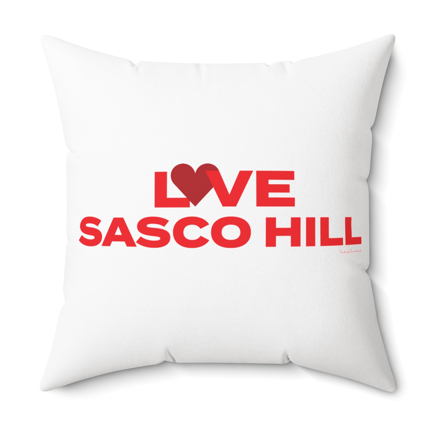 Love Sasco Hill Spun Polyester Square Pillow