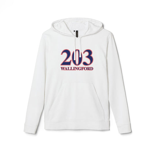 203 Wallingford Red White & Blue adidas Unisex Fleece Hoodie