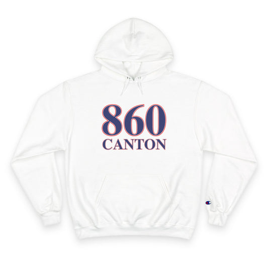 860 Canton Red White & Blue  Champion Hoodie