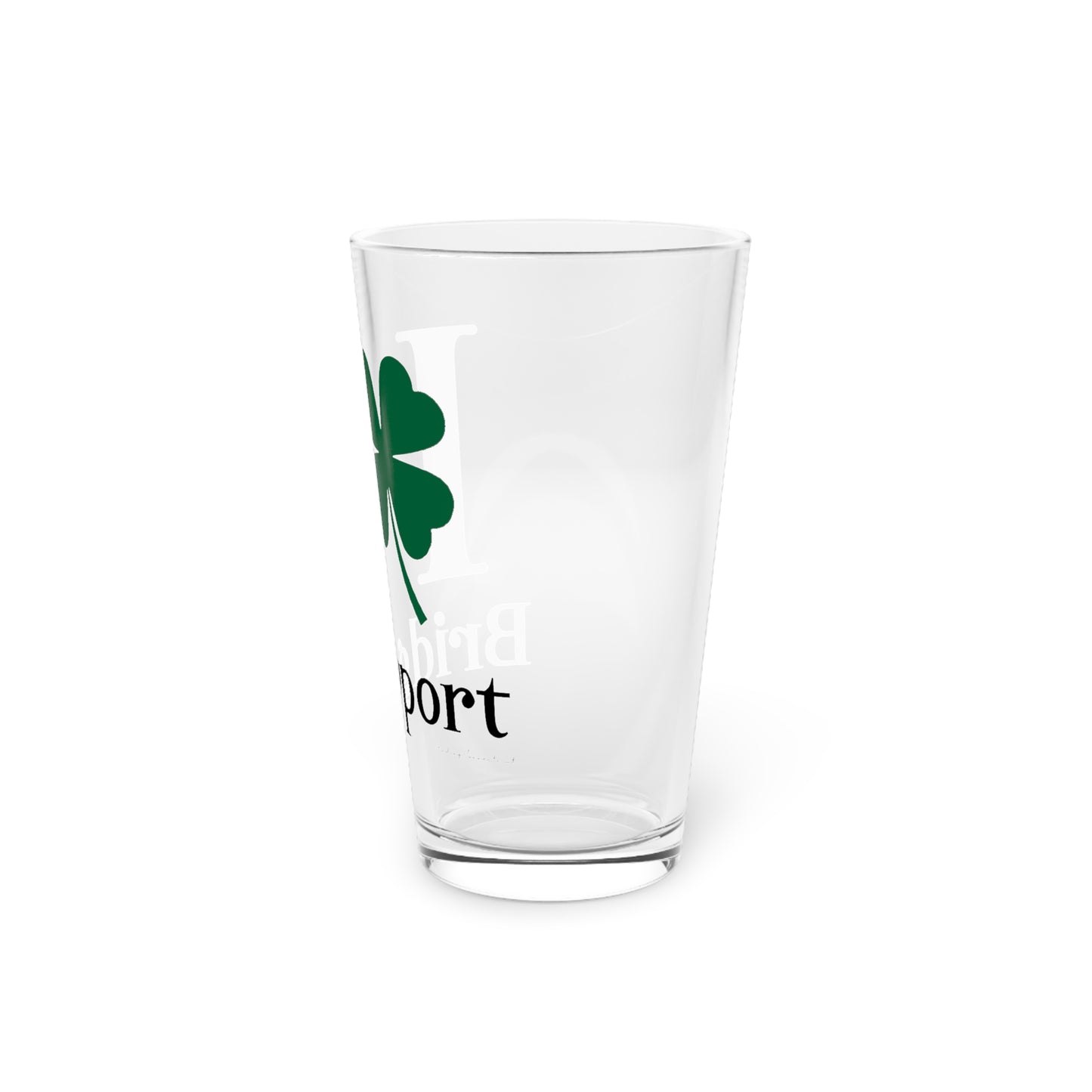I Clover Bridgeport Pint Glass, 16oz