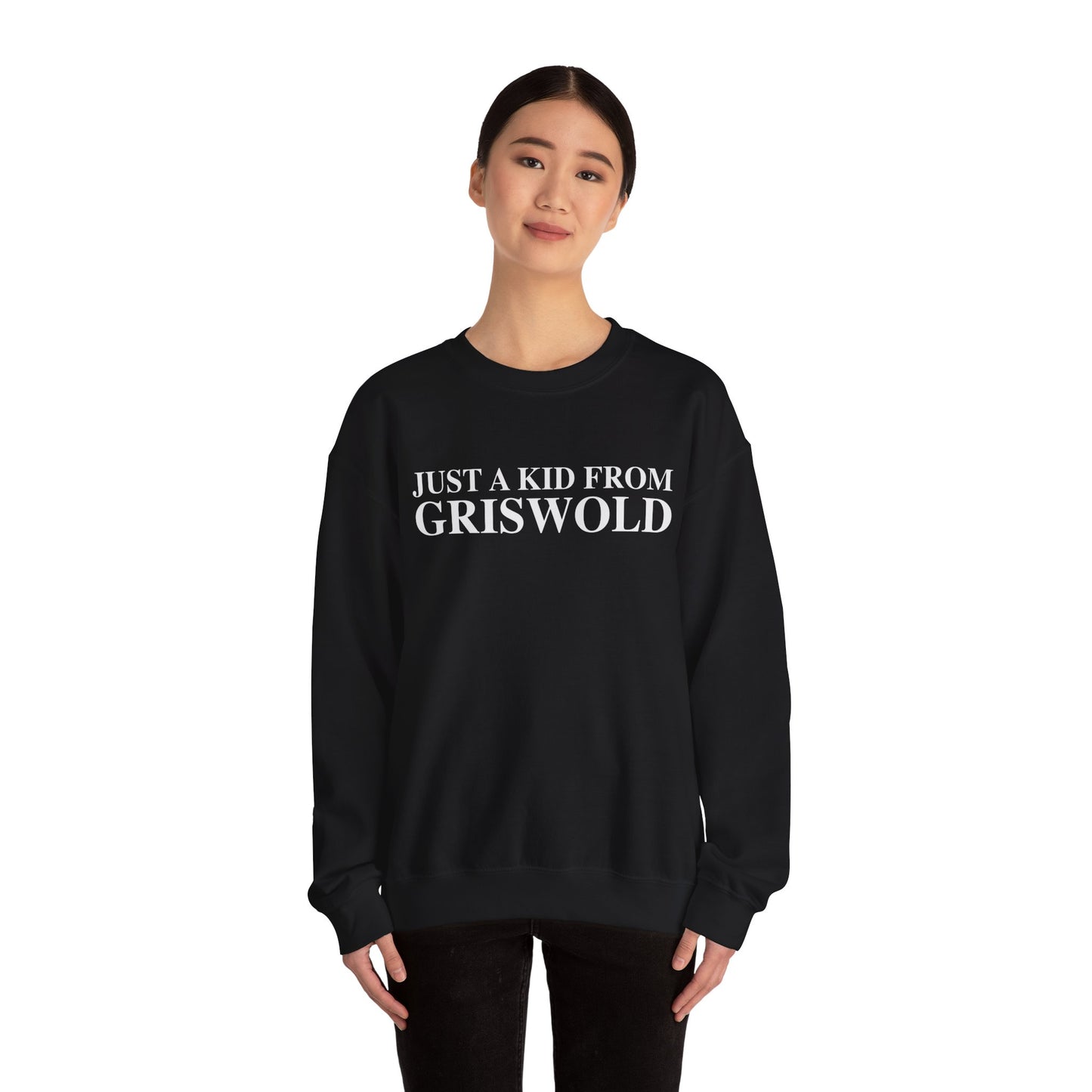 Just a kid from Griswold Unisex Heavy Blend™ Crewneck Sweatshirt