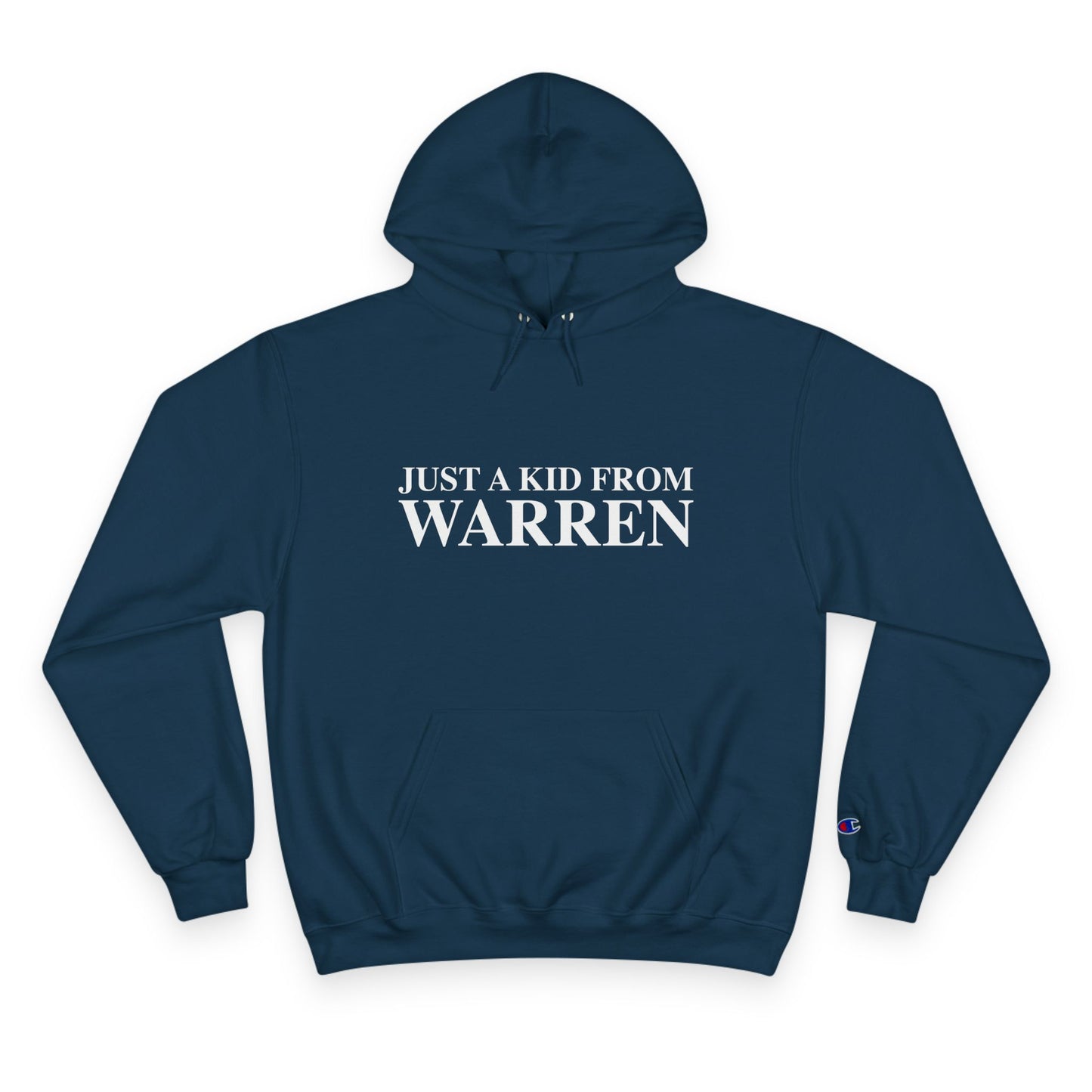 Just a kid from Warren Champion Hoodie