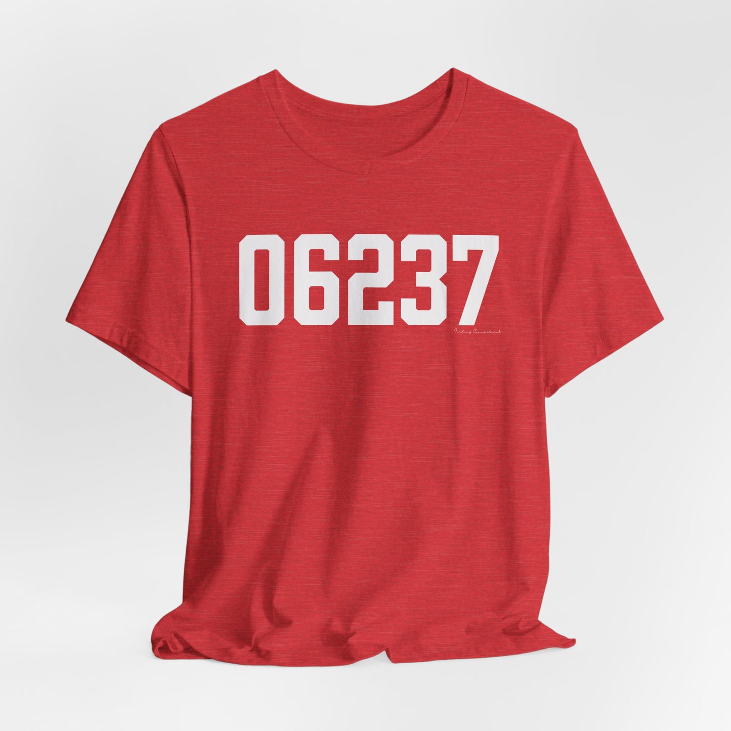 06237 Columbia CT Zip Code Unisex Jersey Short Sleeve T-Shirt