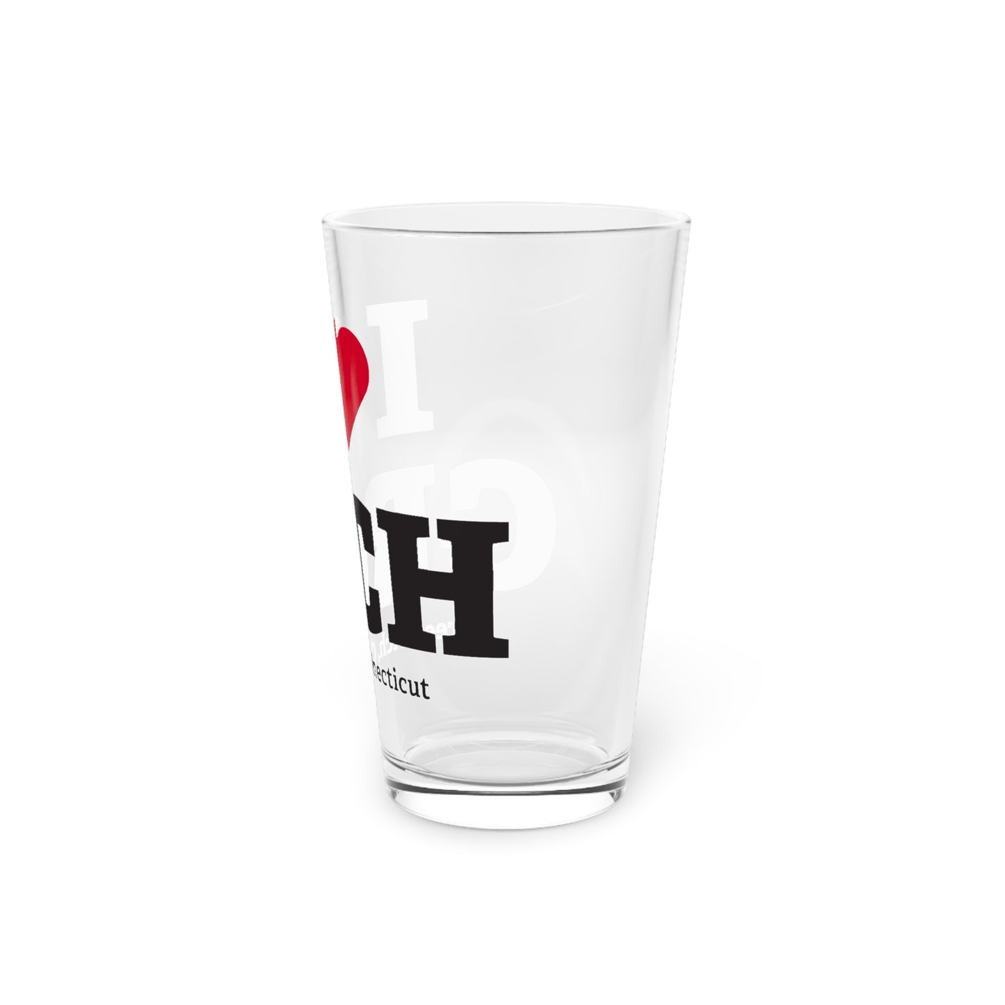 I Heart GRCH Pint Glass, 16oz