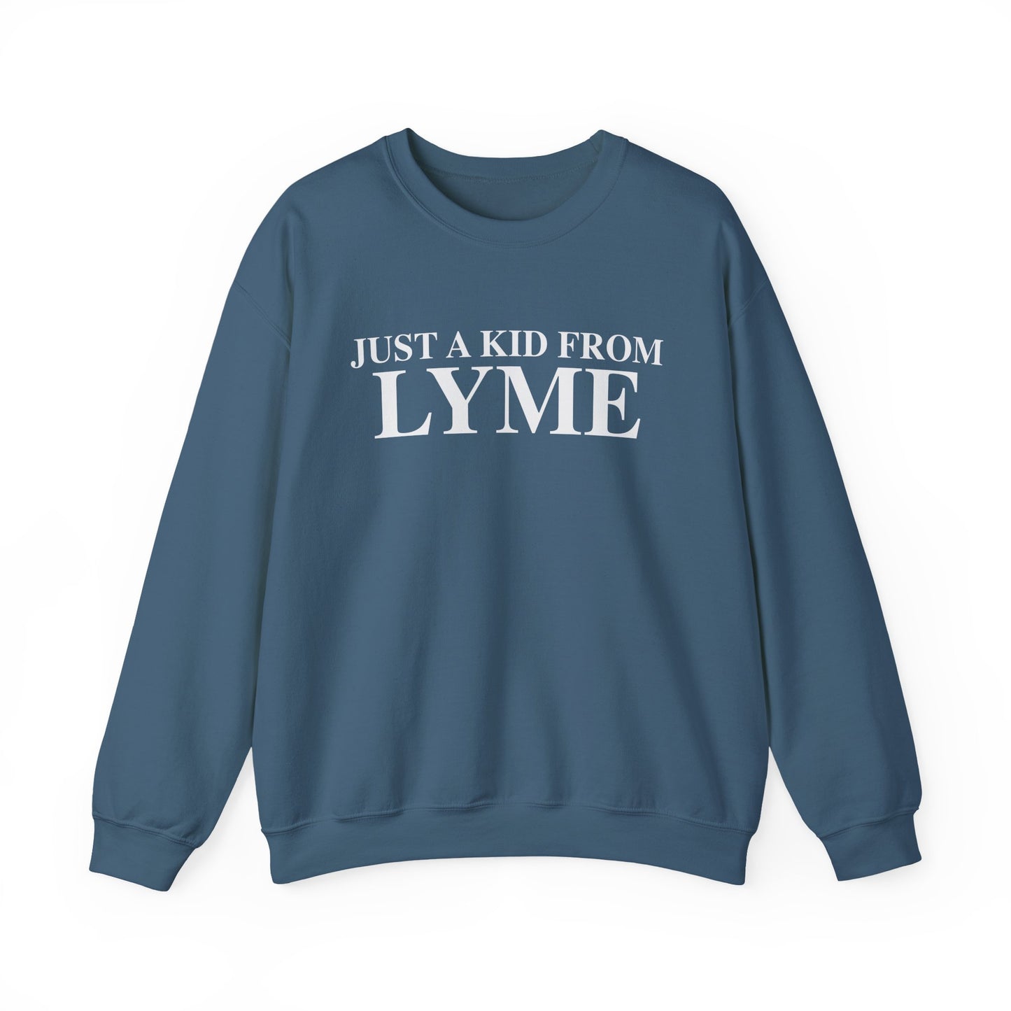 Just a kid from Lyme Unisex Heavy Blend™ Crewneck Sweatshirt