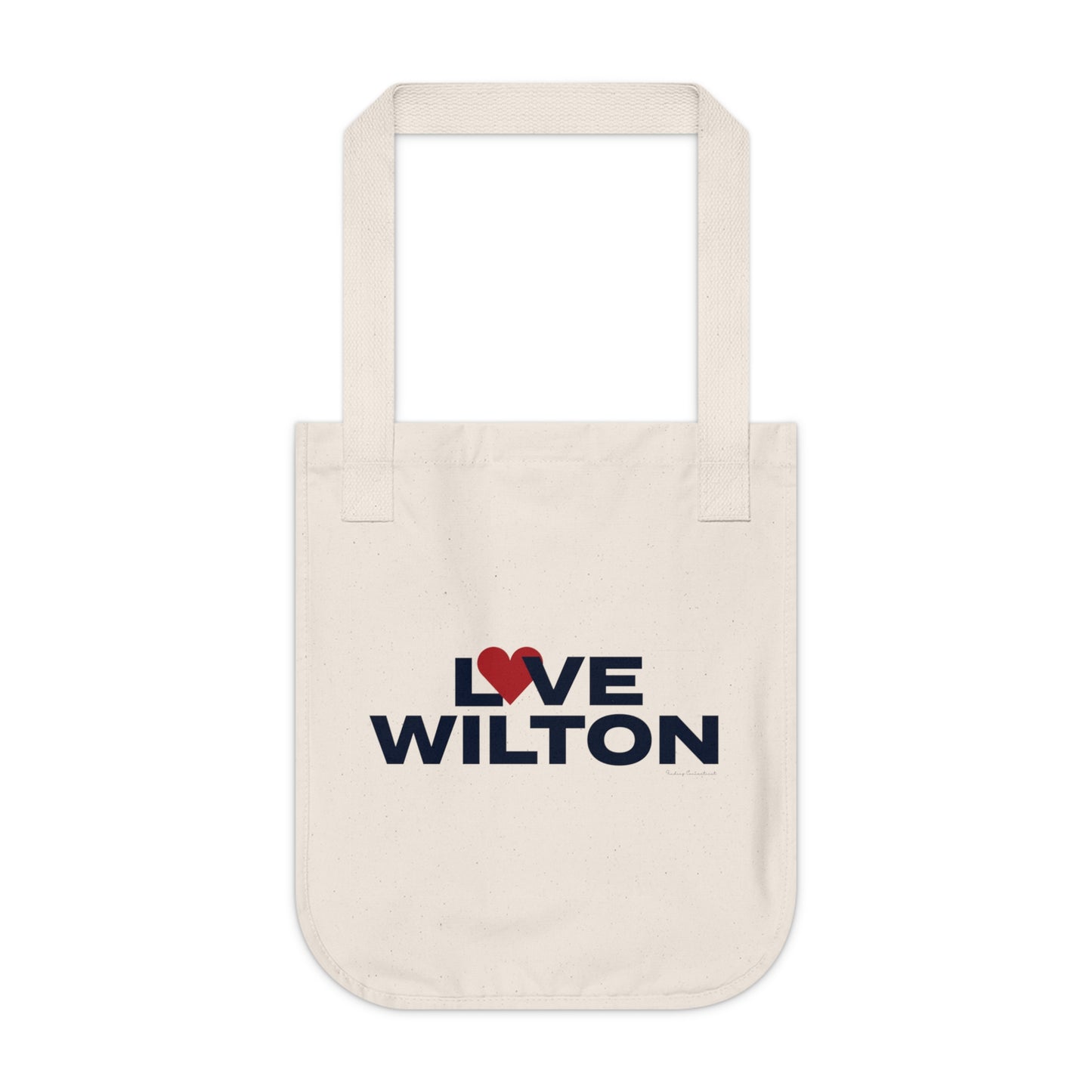 Love Wilton Organic Canvas Tote Bag