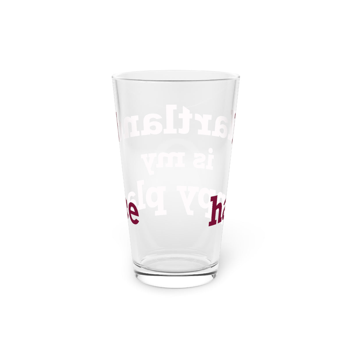 Hartland is My Happy Place Pint Glass, 16oz