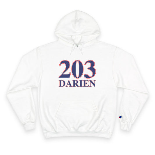 203 Darien Red White & Blue Champion Hoodie