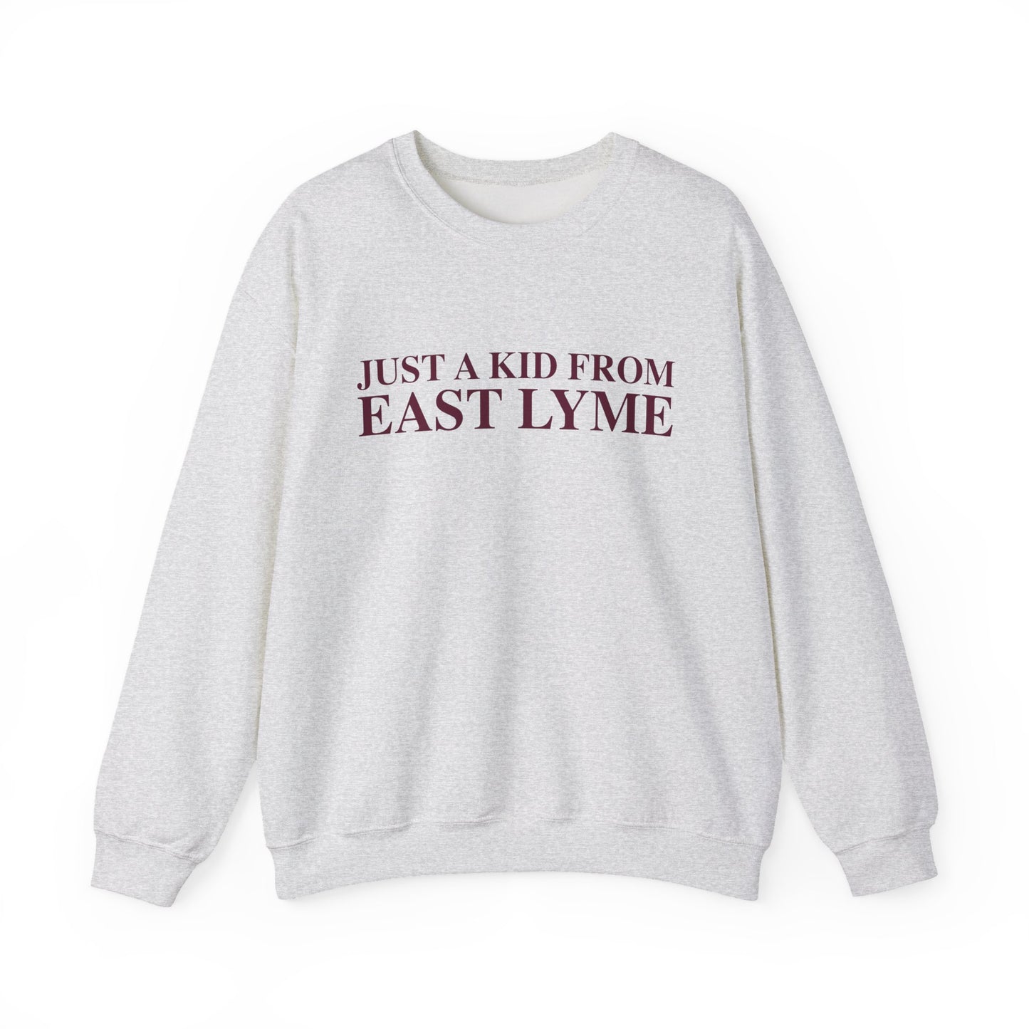 Just a kid from East Lyme Unisex Heavy Blend™ Crewneck Sweatshirt