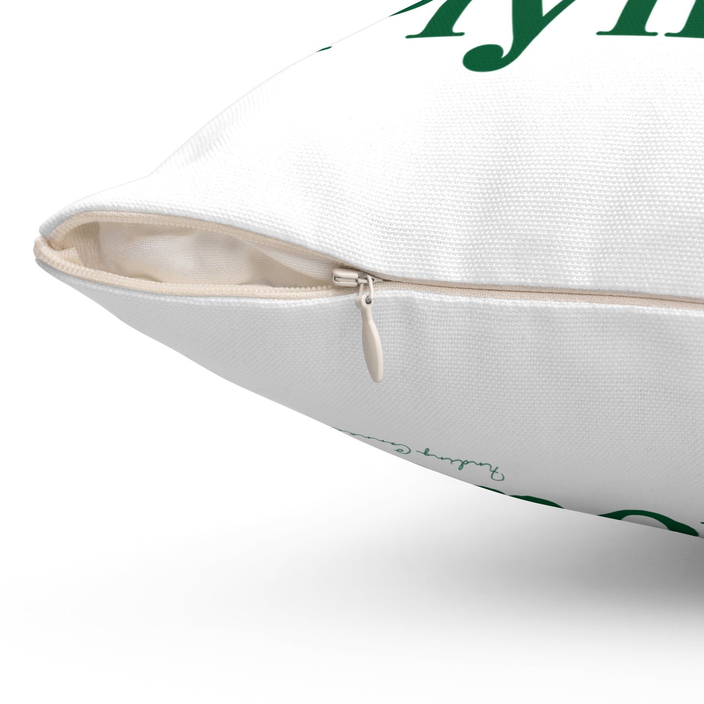 I Clover Plymouth Spun Polyester Square Pillow