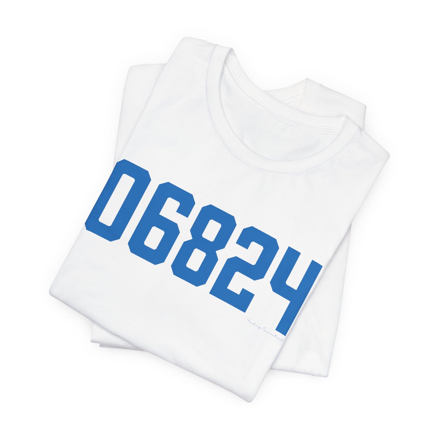 06824 Fairfield Connecticut Zip Code Unisex Jersey Short Sleeve T-Shirt