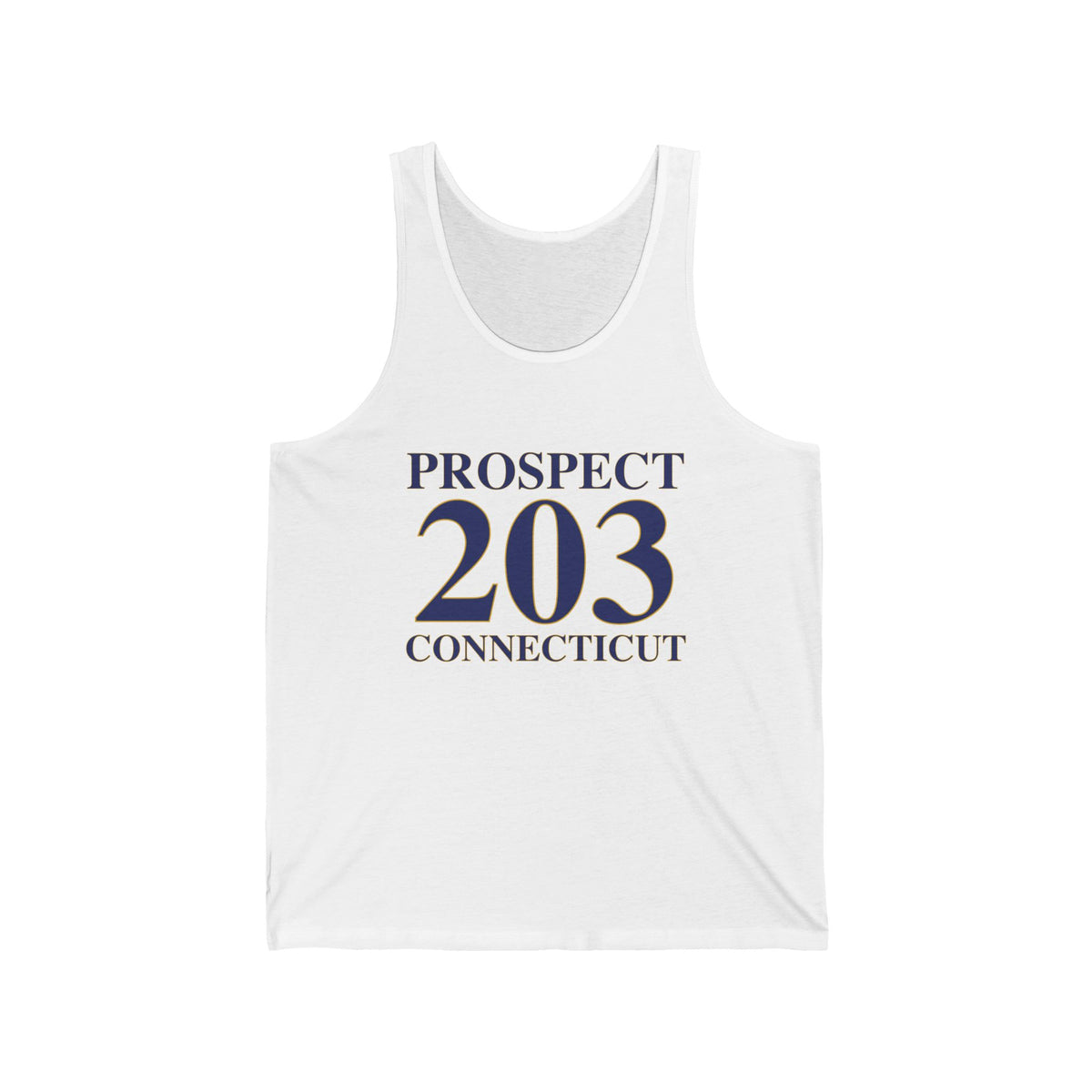Prospect 203 Connecticut Unisex Jersey Tank Top