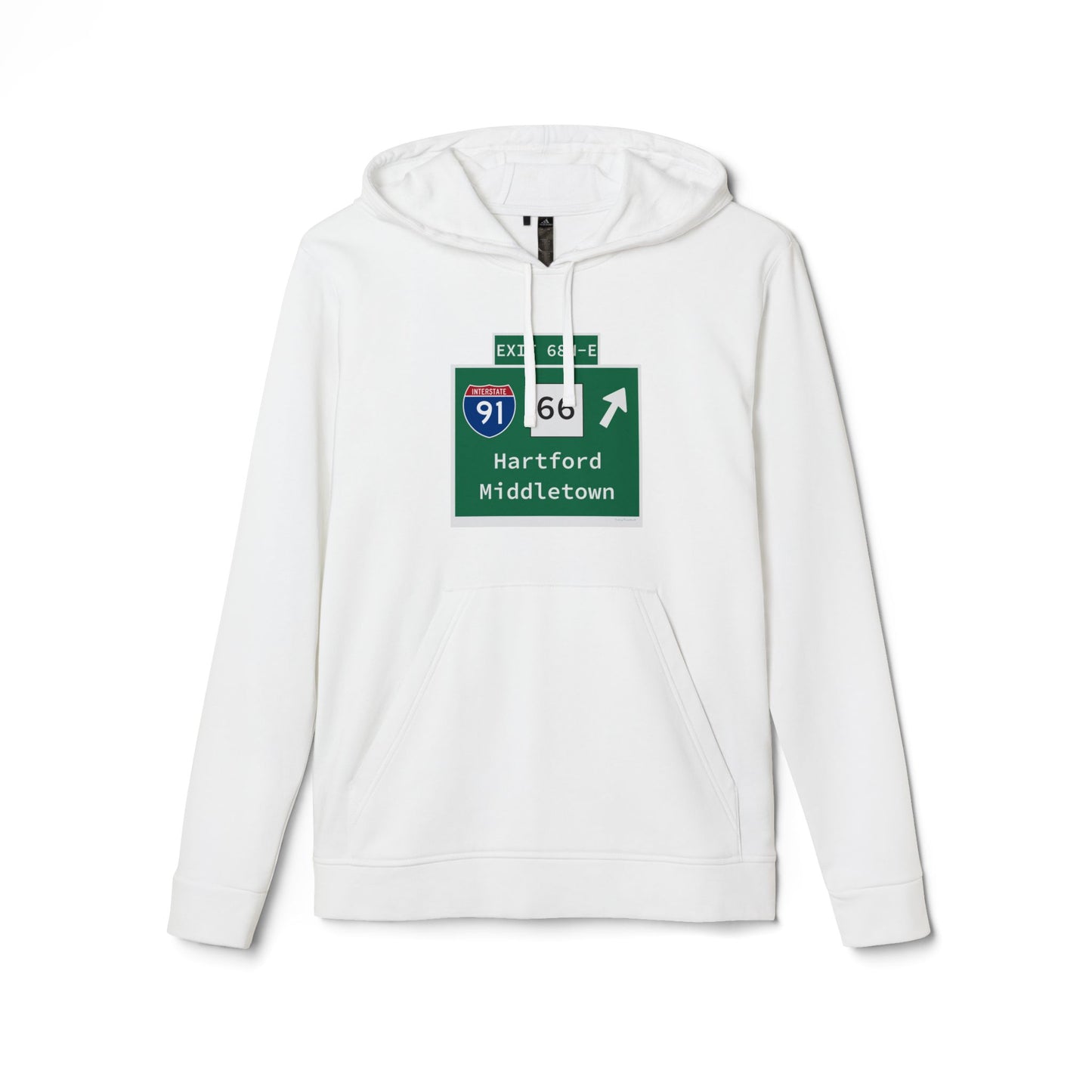 Vintage WCP Exit 68-NE Sign adidas Unisex Fleece Hoodie
