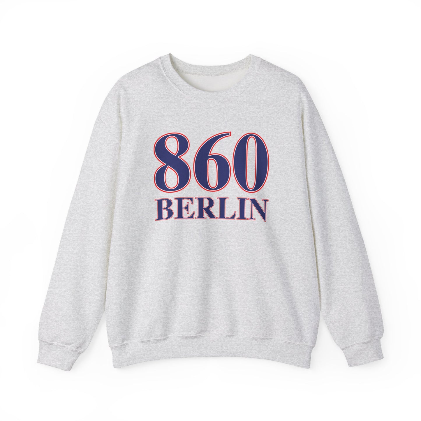 860 Berlin Red White & Blue Unisex Heavy Blend™ Crewneck Sweatshirt